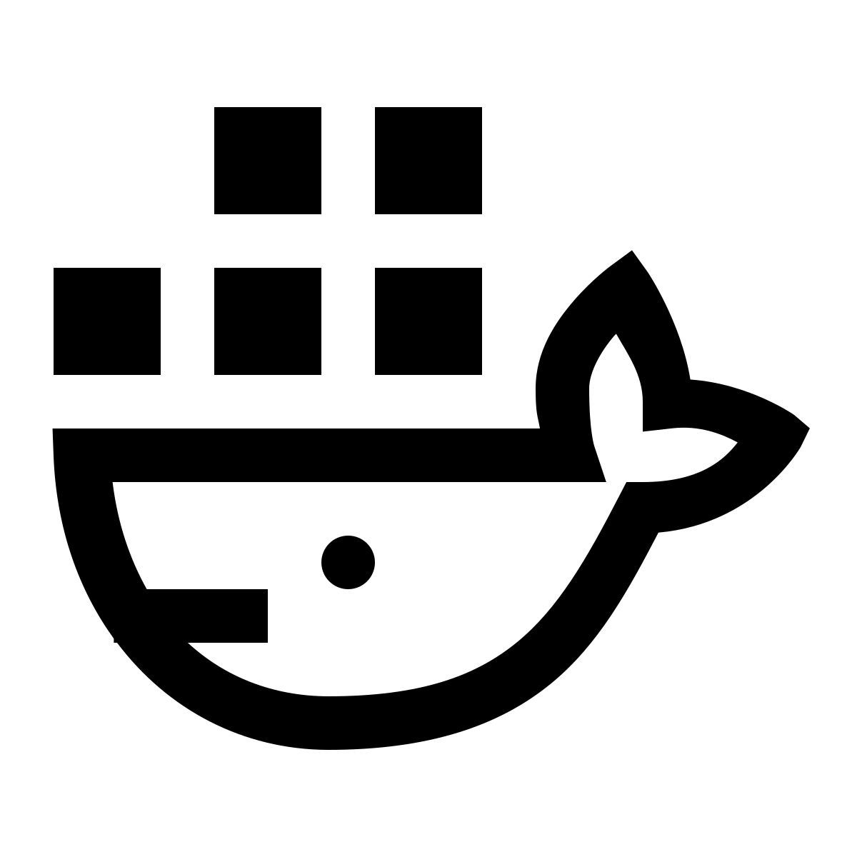 simple small style docker icon