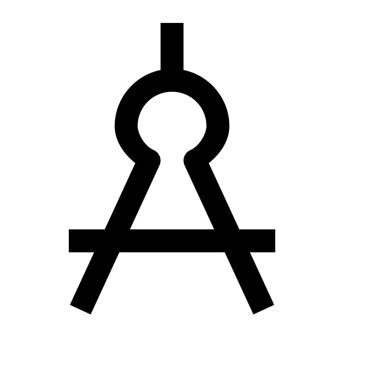 simple small style architekt icon