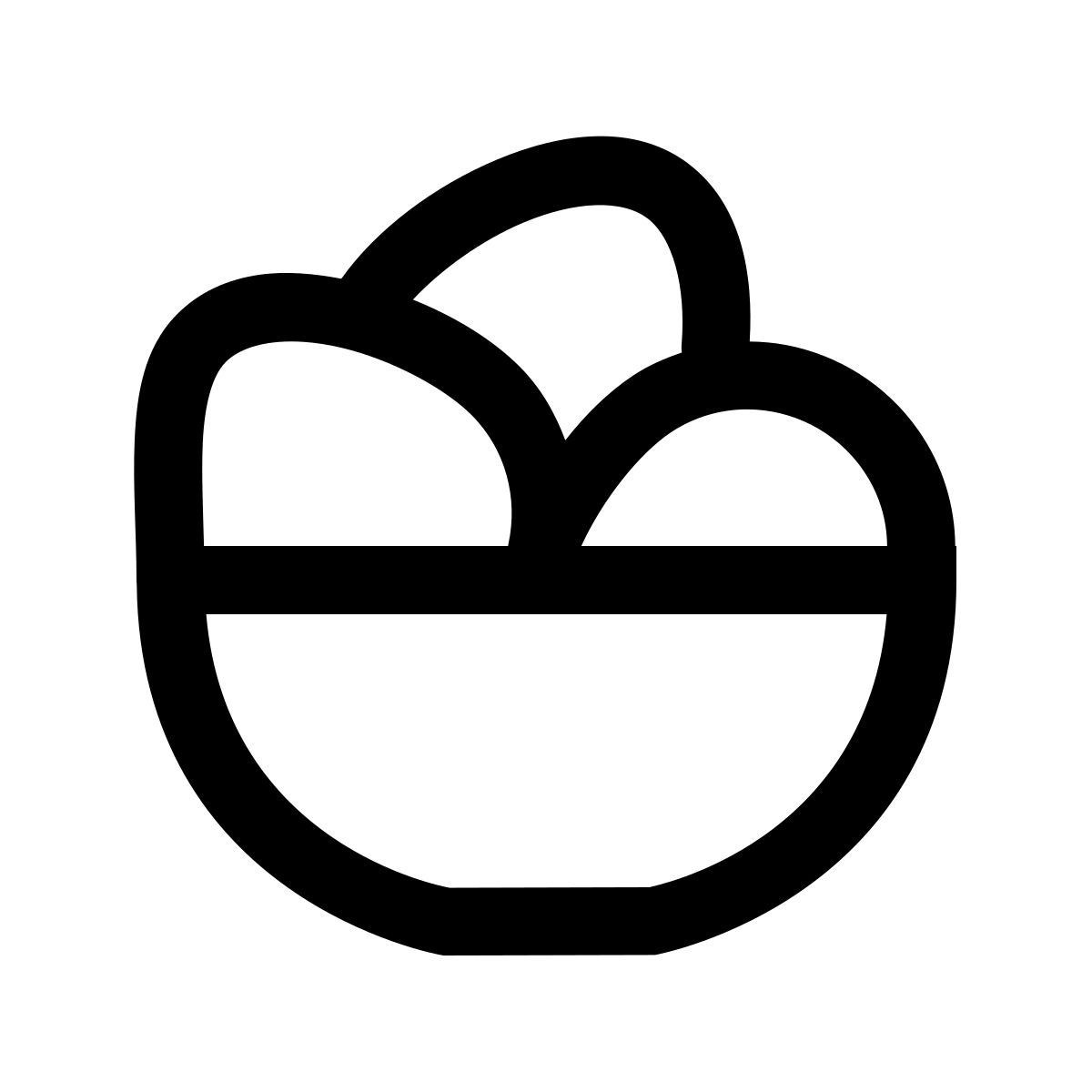 simple small style huevos de pascua icon