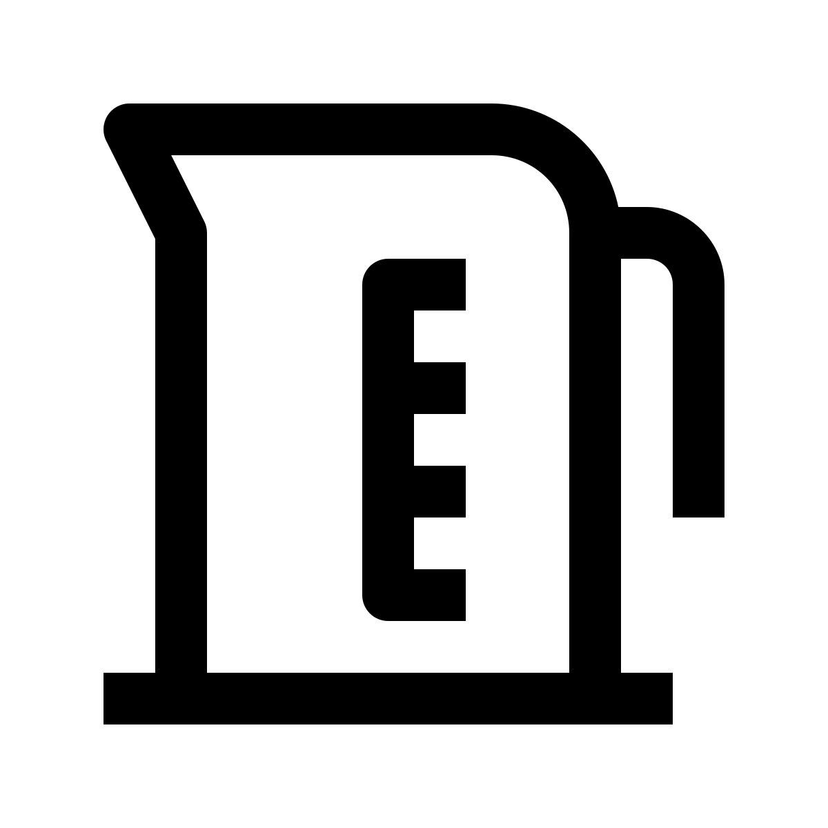simple small style electric teapot icon