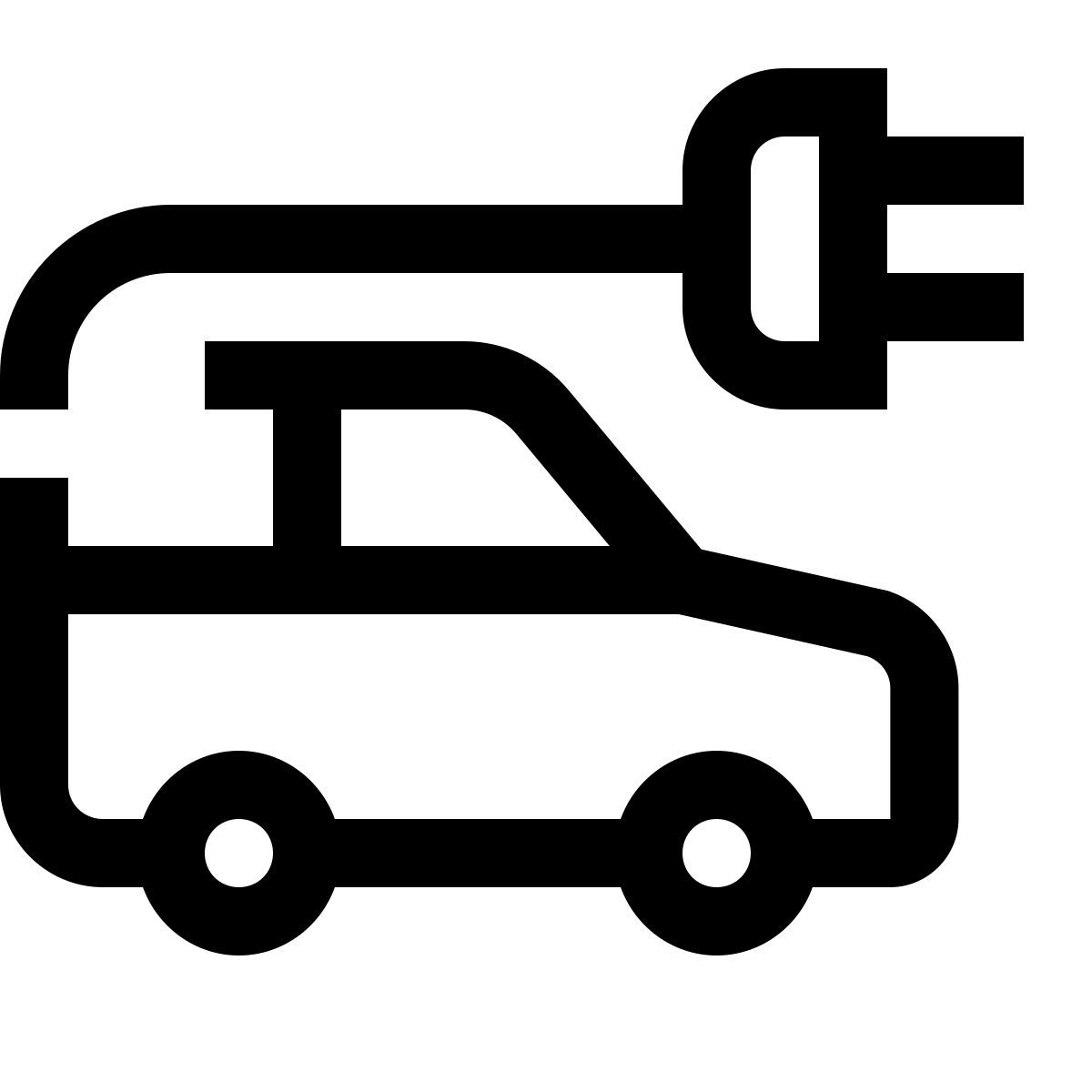simple small style 电动车 icon