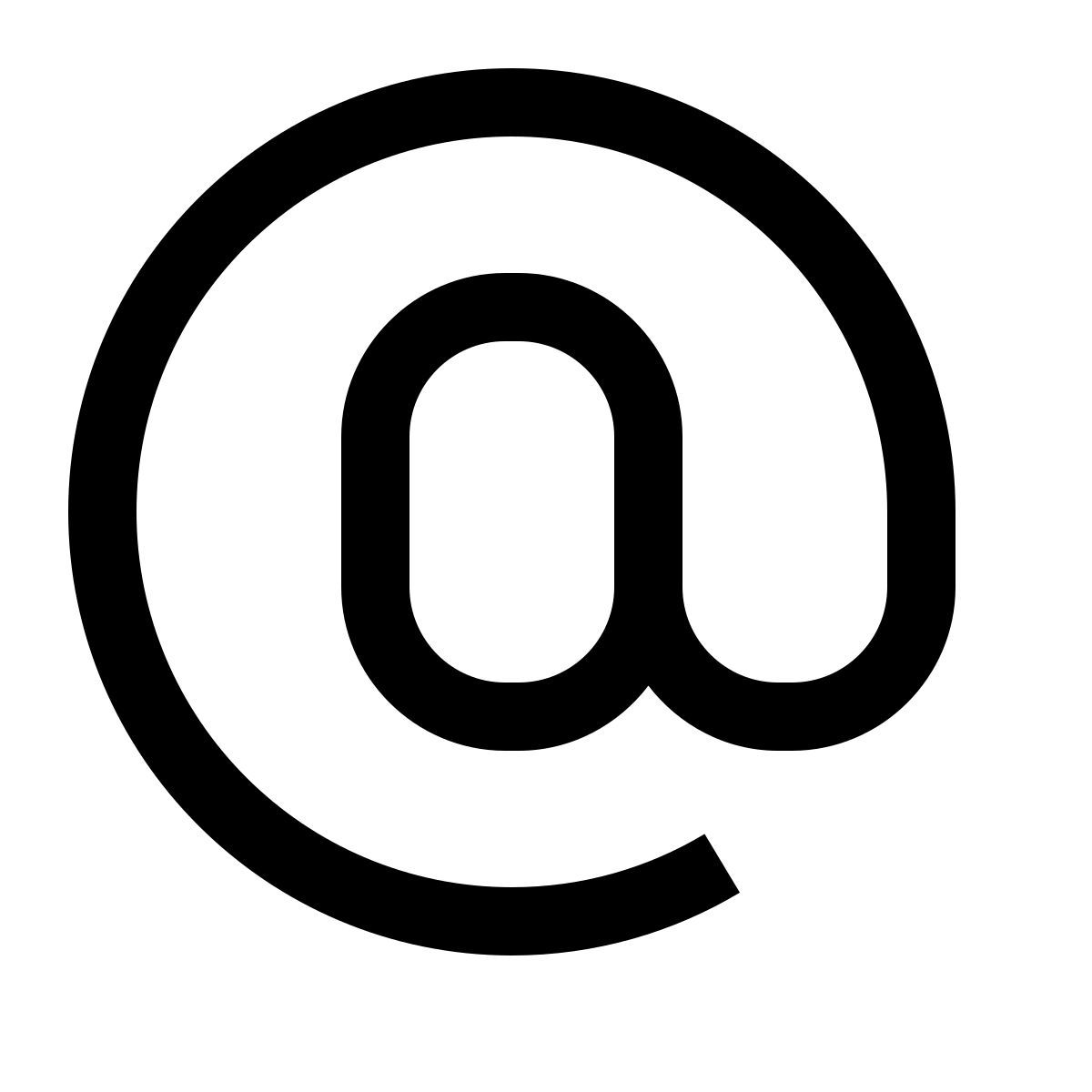 simple small style email icon