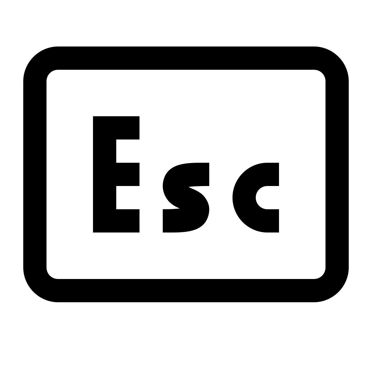 simple small style flucht icon