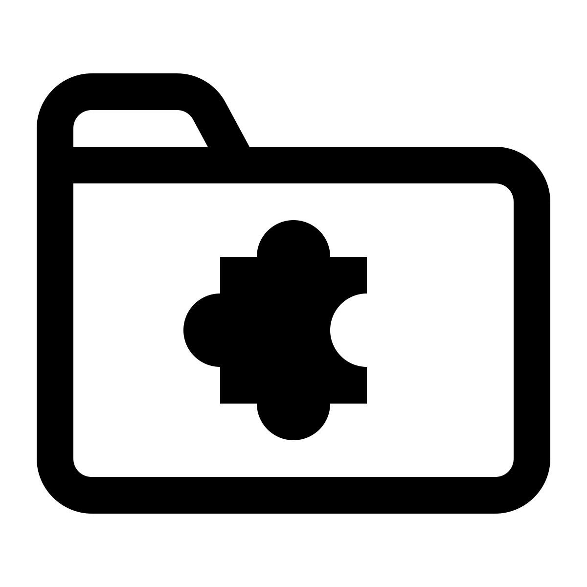 simple small style 扩展文件夹 icon