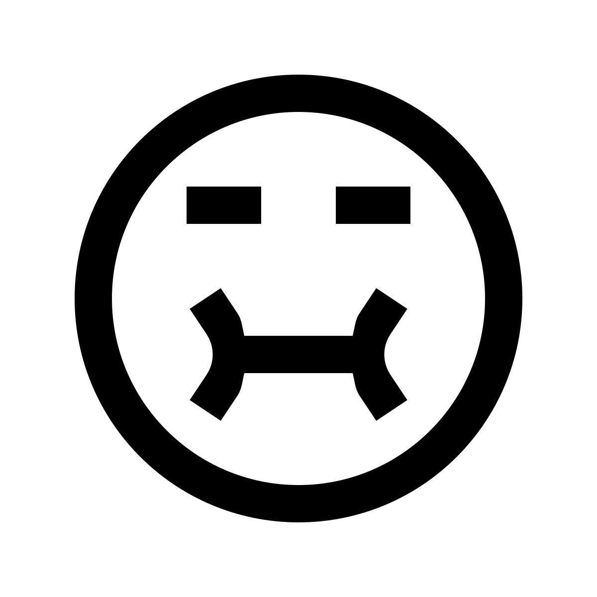 simple small style fat emoji icon