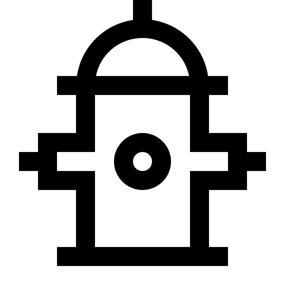 simple small style idrante icon