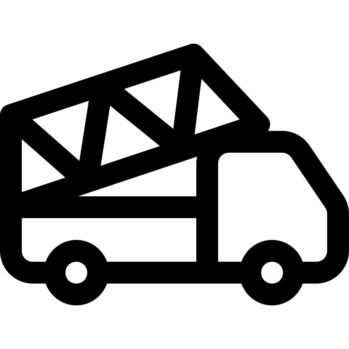 simple small style 消防车 icon