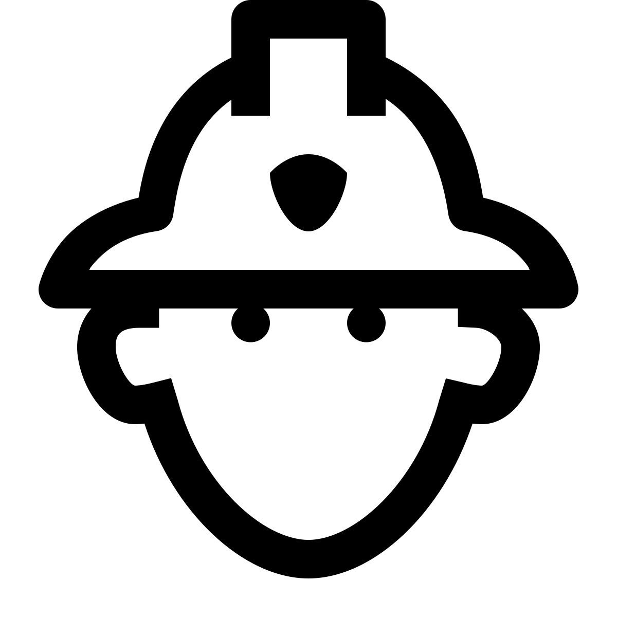 simple small style pompier icon