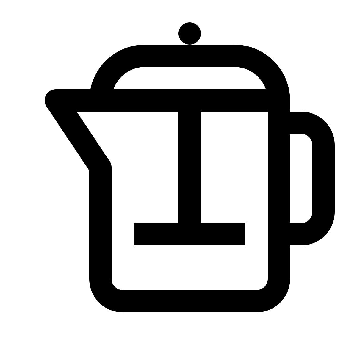 simple small style pressa francese icon