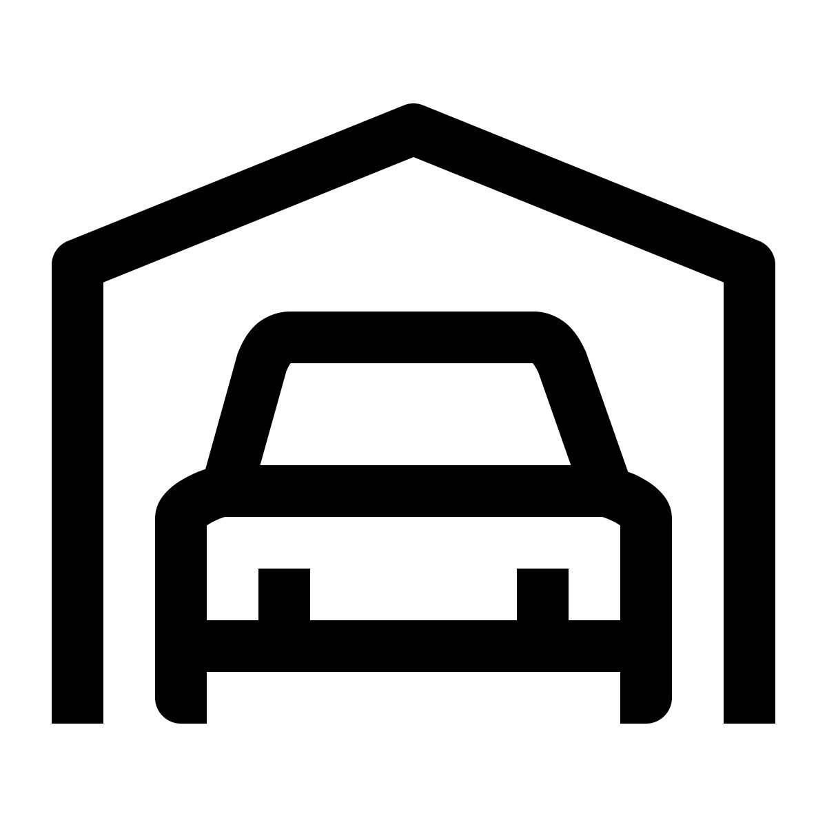 simple small style garaje icon