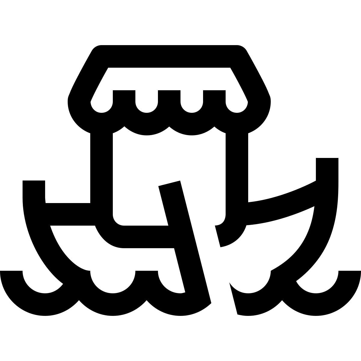 simple small style gondel icon