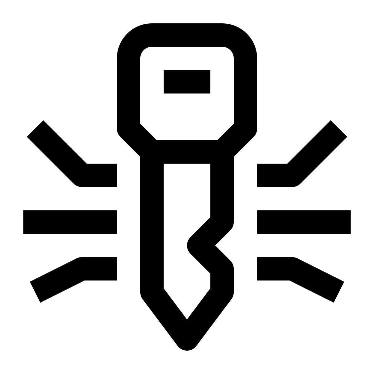 simple small style grand master key icon