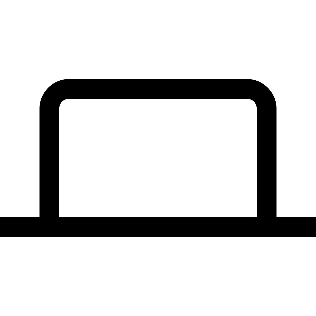 simple small style medio descanso icon