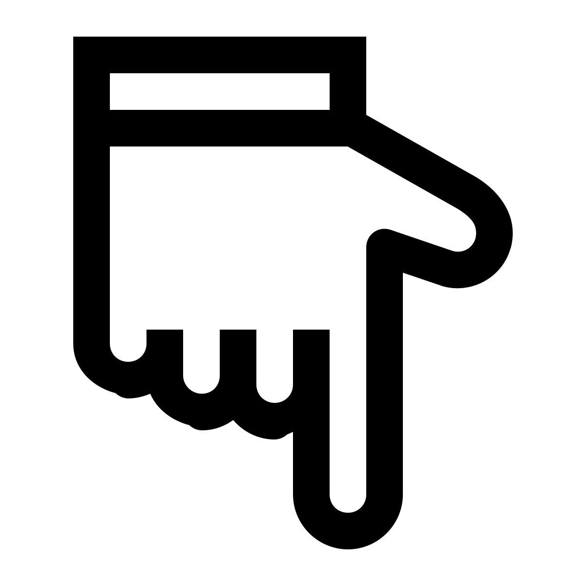 simple small style 물려 icon