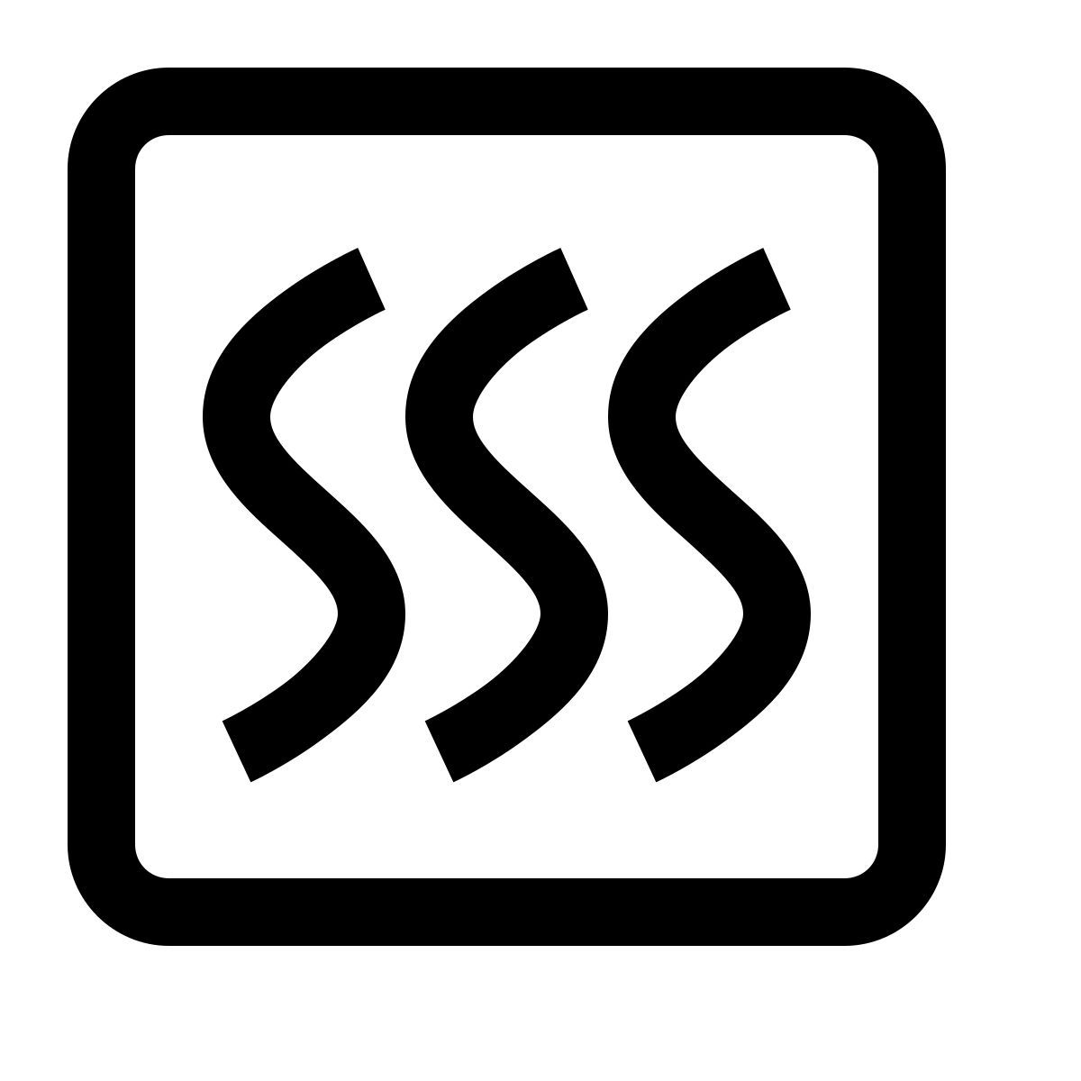 simple small style calefacción icon