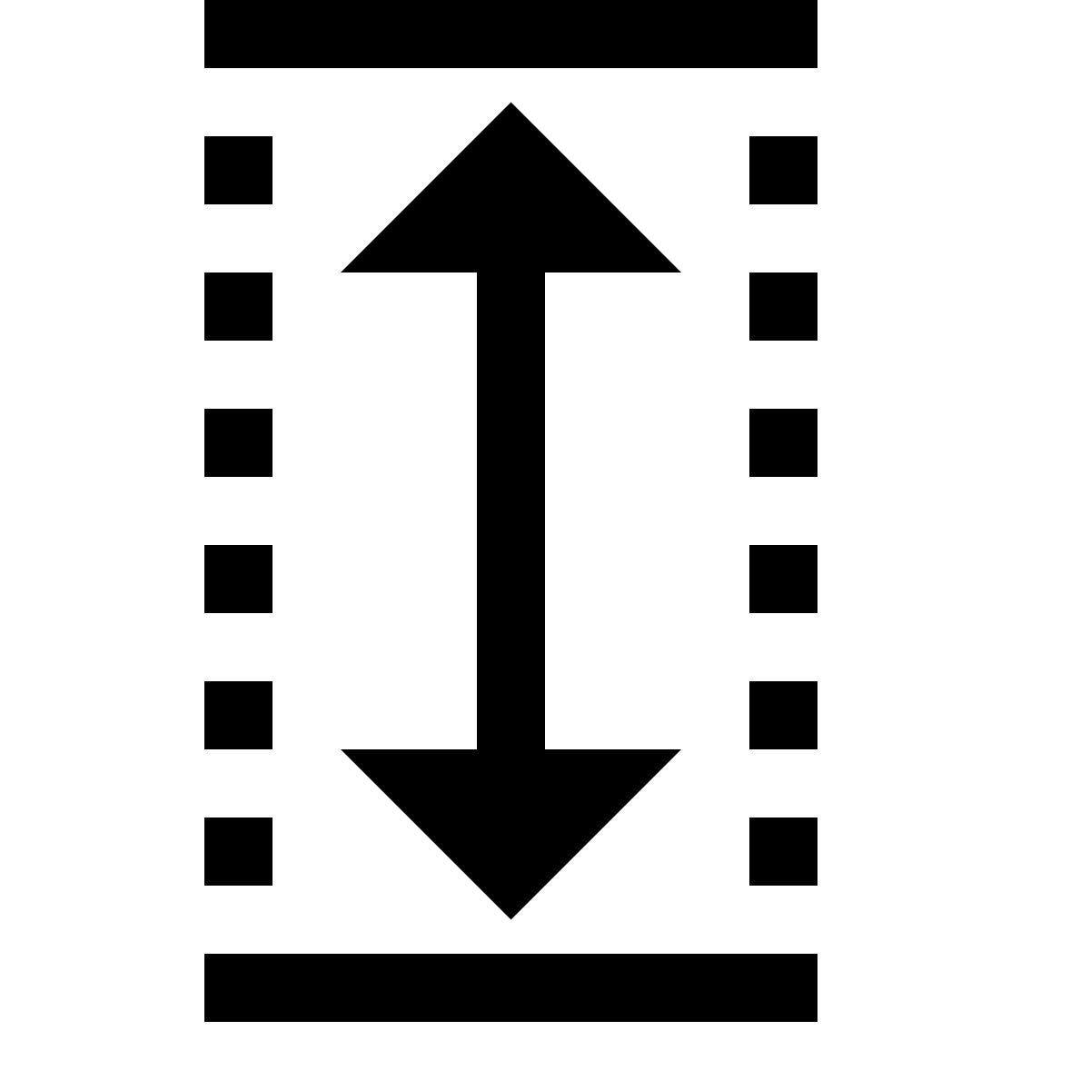 simple small style height icon