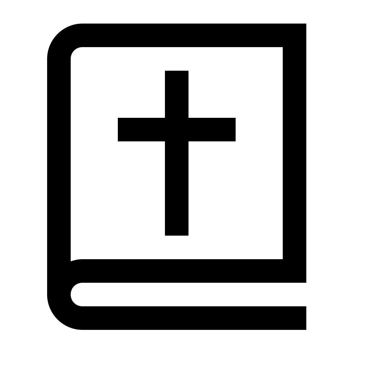 simple small style holy bible icon