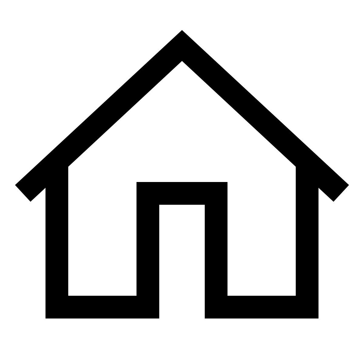 simple small style casa icon