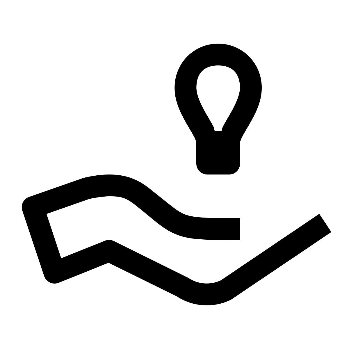 simple small style idea sharing icon