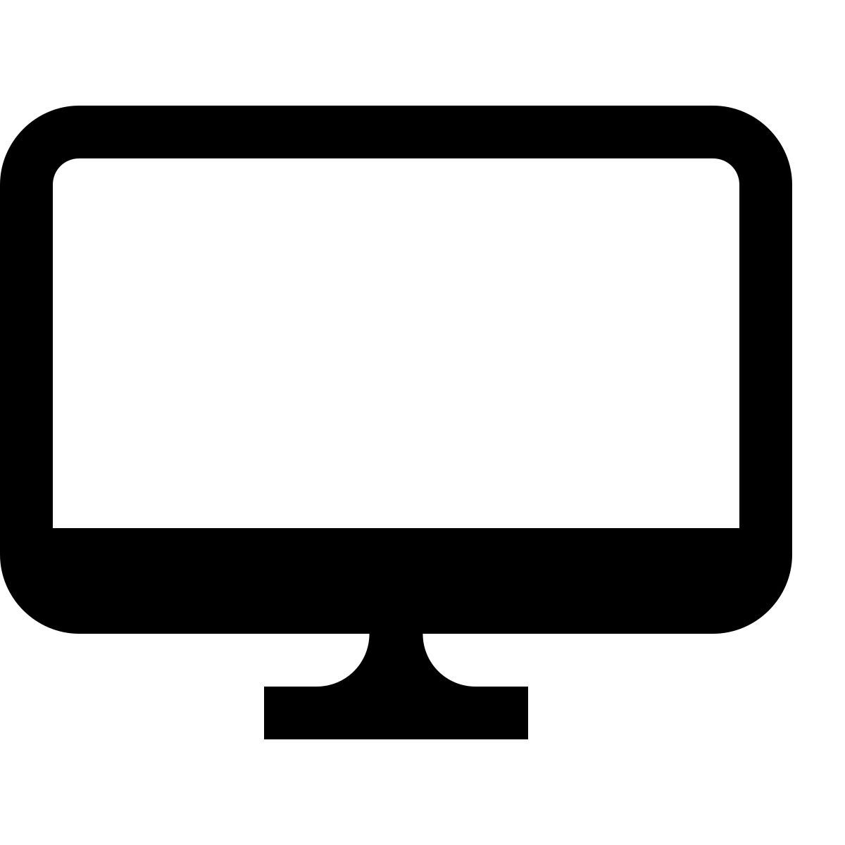 simple small style imac icon