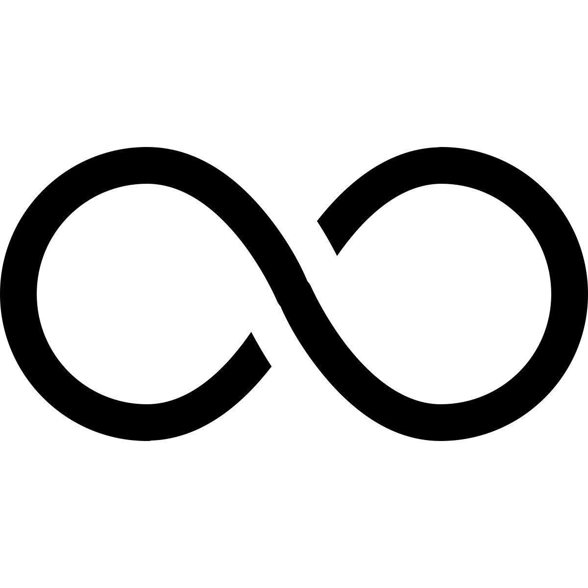 simple small style 无穷 icon