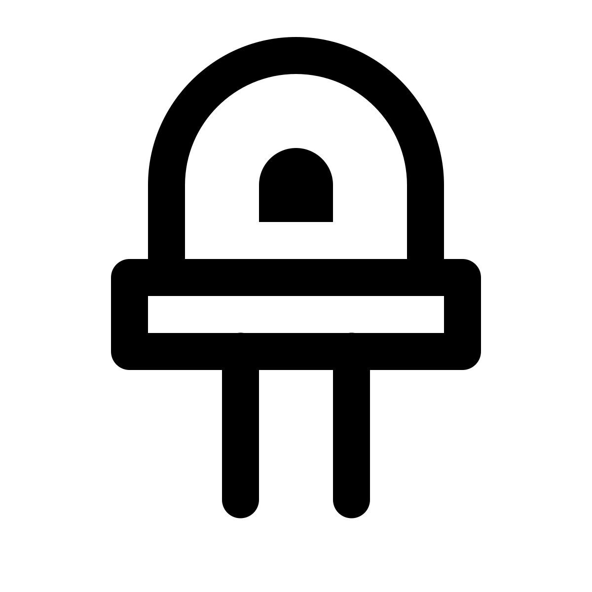 simple small style luz led icon