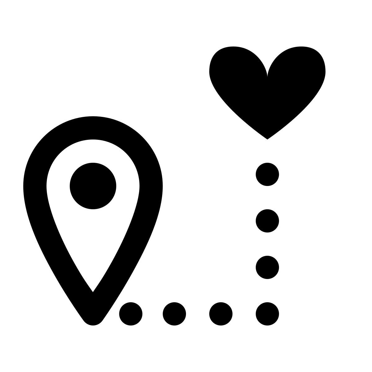 simple small style chemin vers l’amour icon