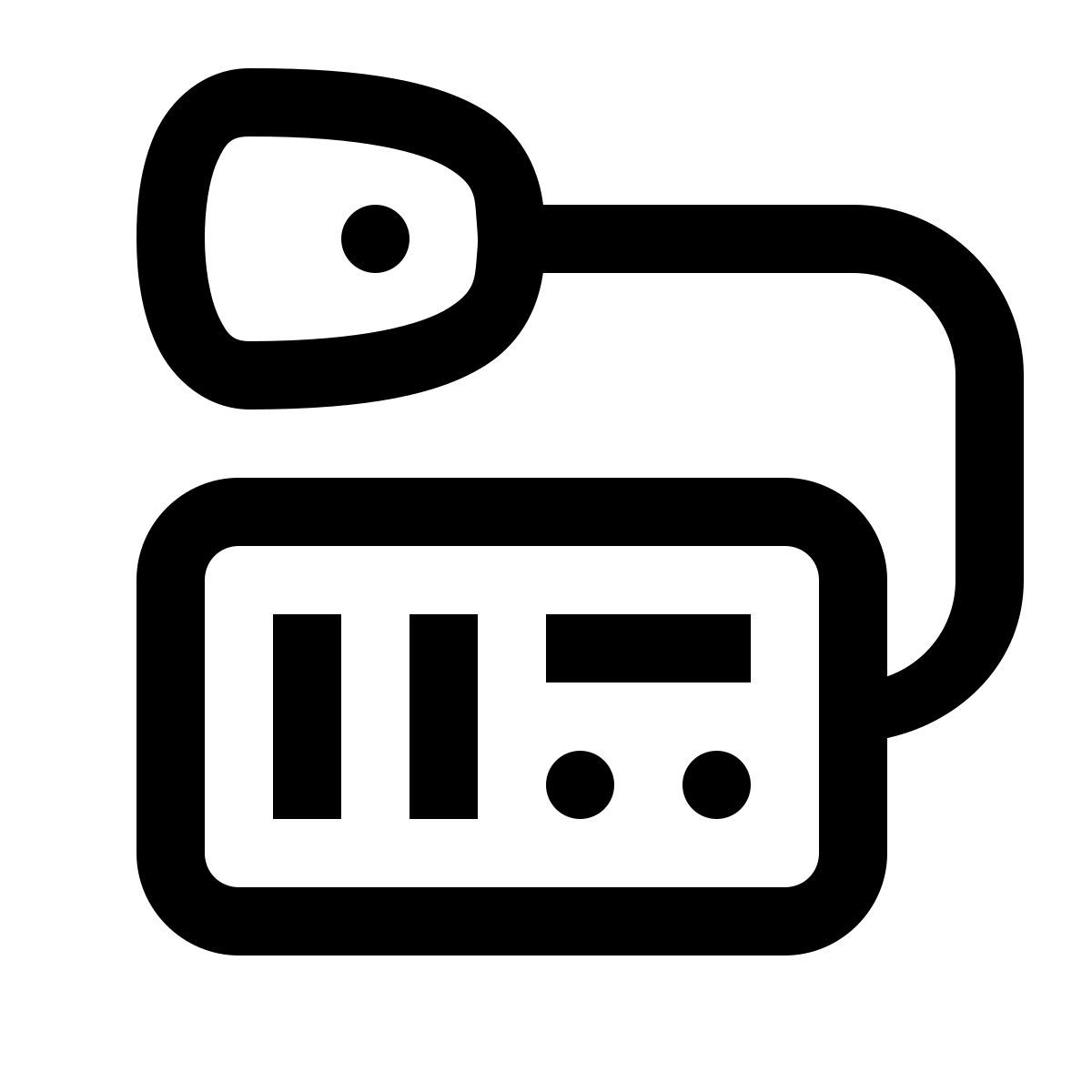 simple small style radio marina icon