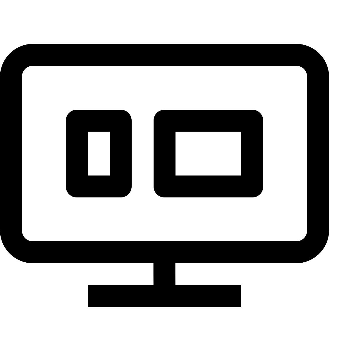 simple small style media queries icon