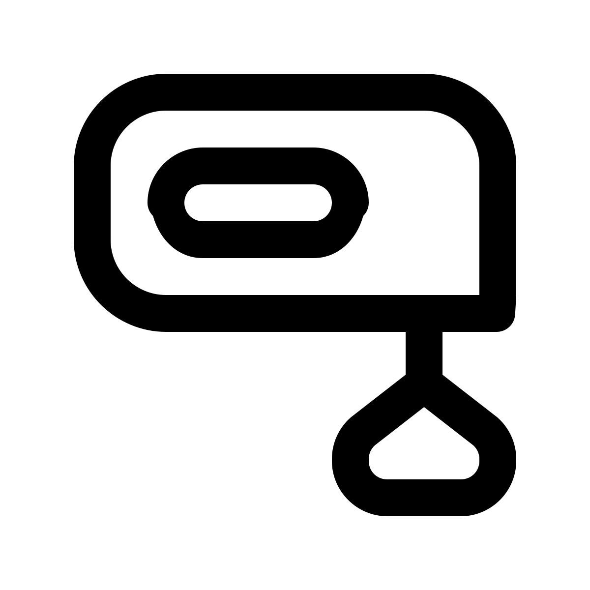 simple small style 믹서 icon