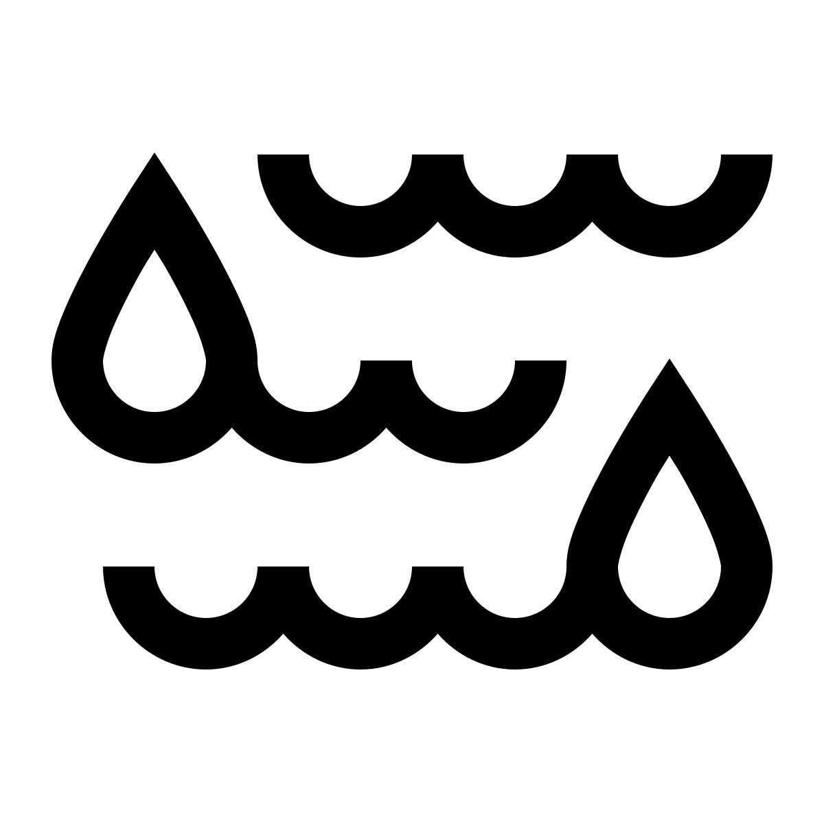 simple small style feuchtigkeit icon