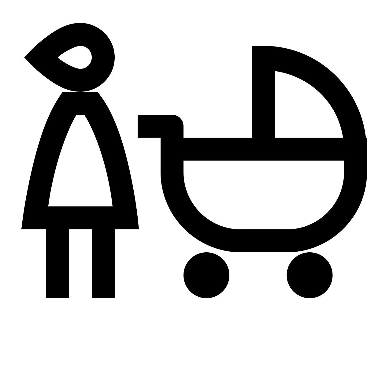 simple small style 母亲 icon