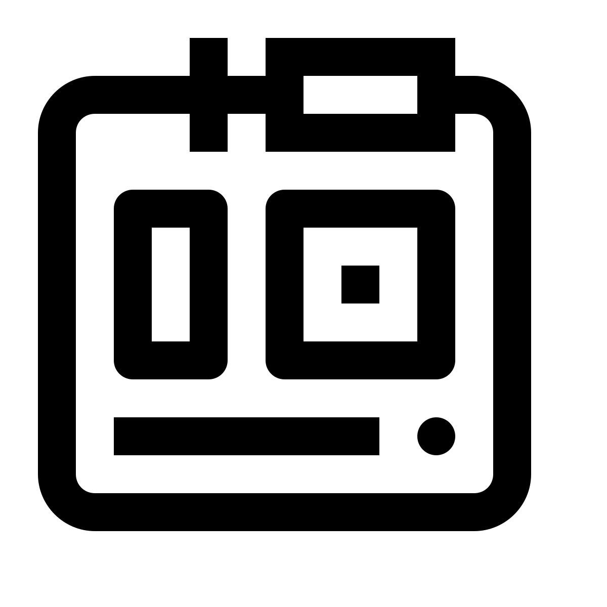 simple small style placa base icon