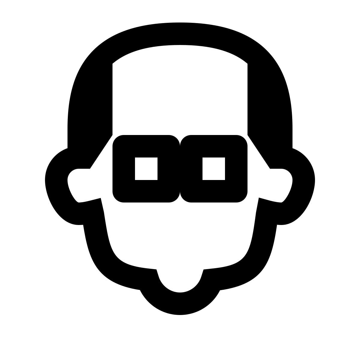 simple small style uomo anziano icon