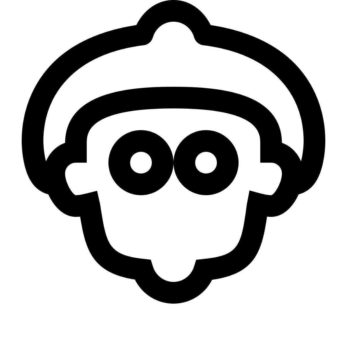 simple small style vieille femme icon