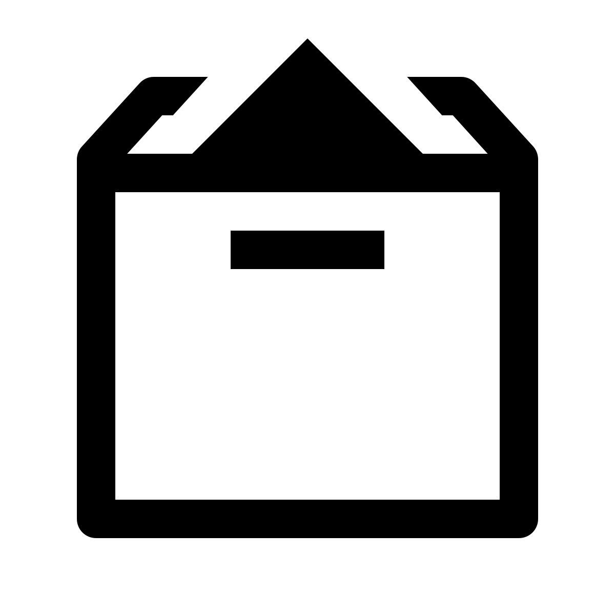 simple small style caja llena icon