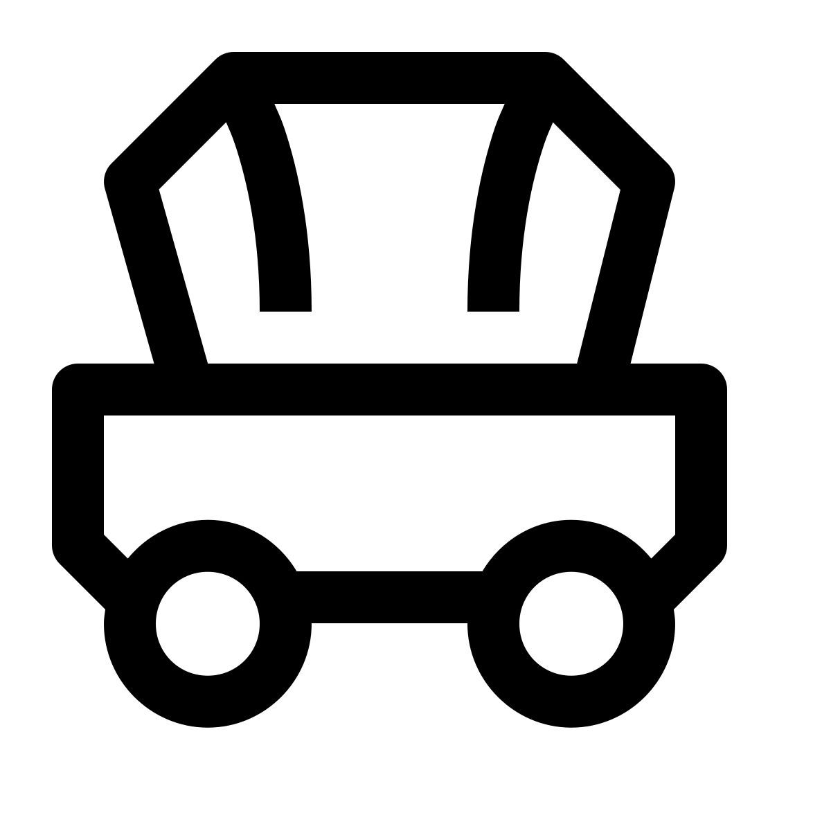 simple small style 파이오니어 왜건 icon