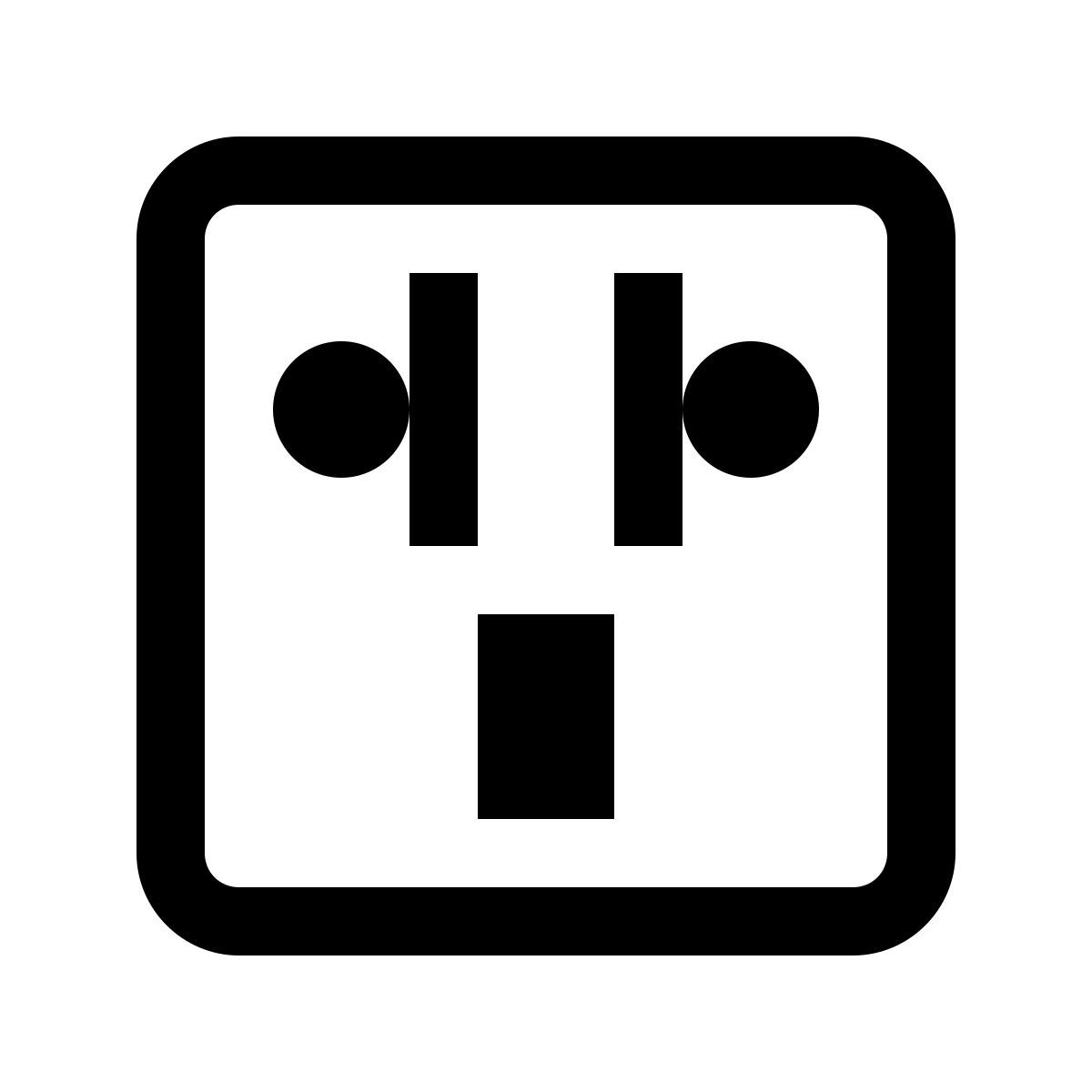 simple small style tomada 2 icon