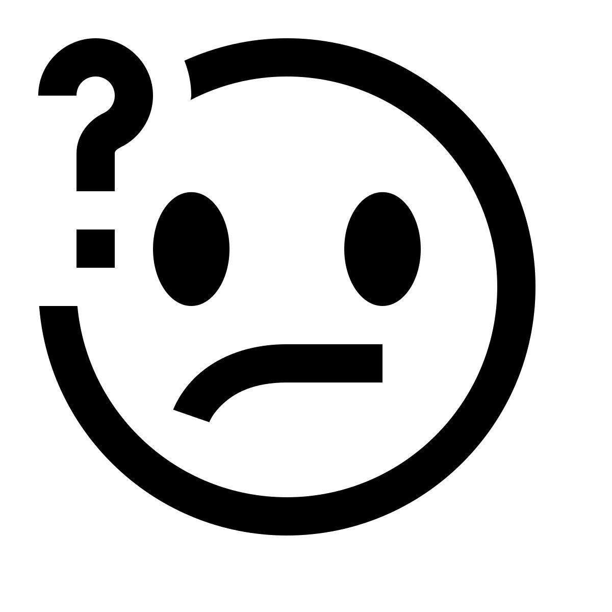 simple small style pregunta icon