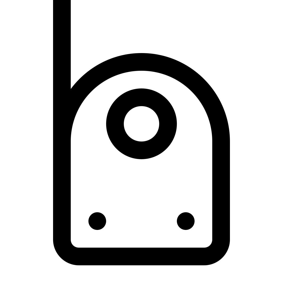 simple small style radio nanny icon