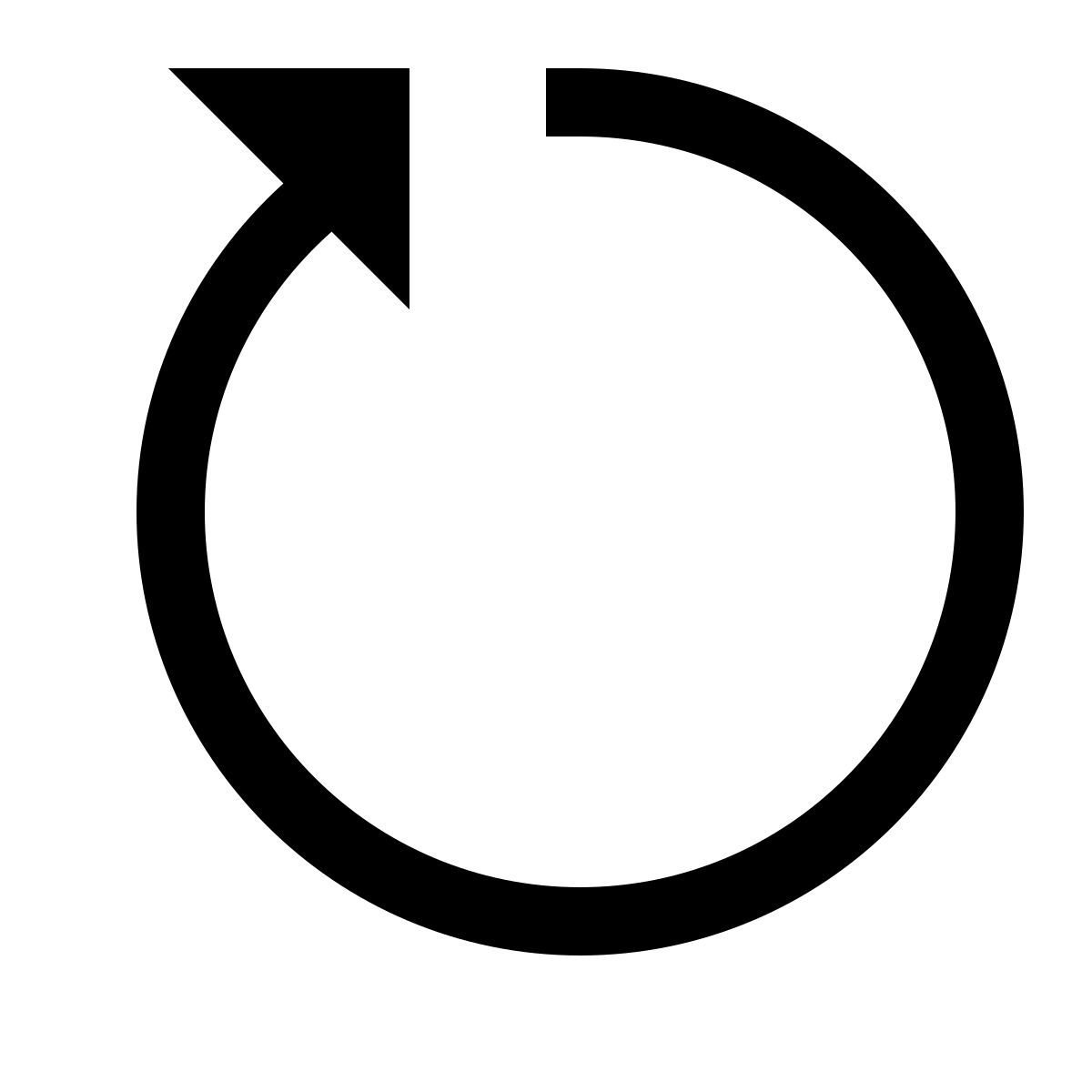 simple small style 重启 icon