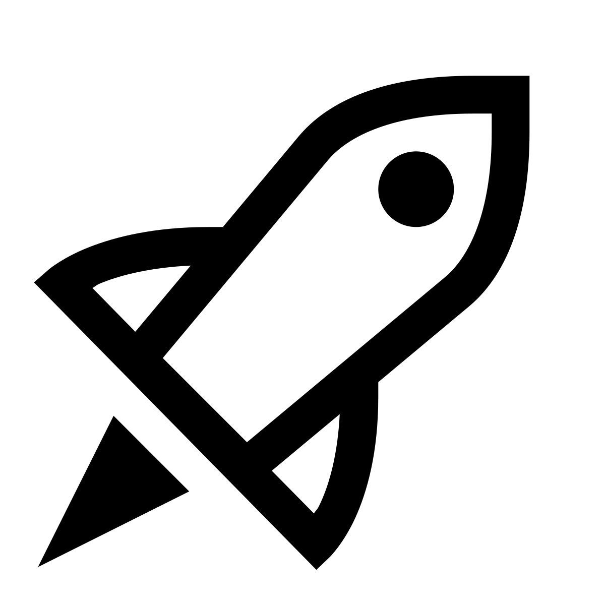 simple small style 火箭 icon