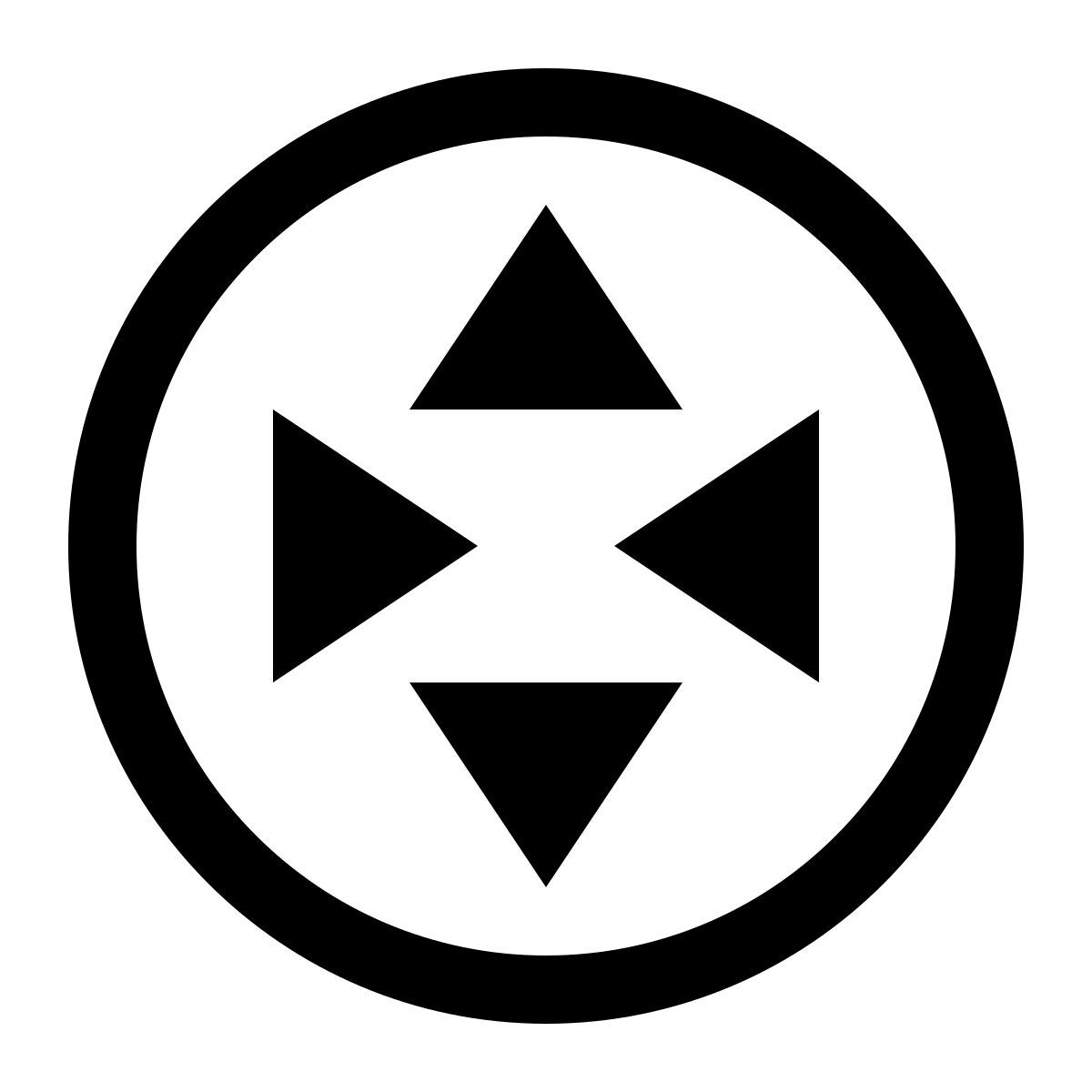 simple small style router symbol icon