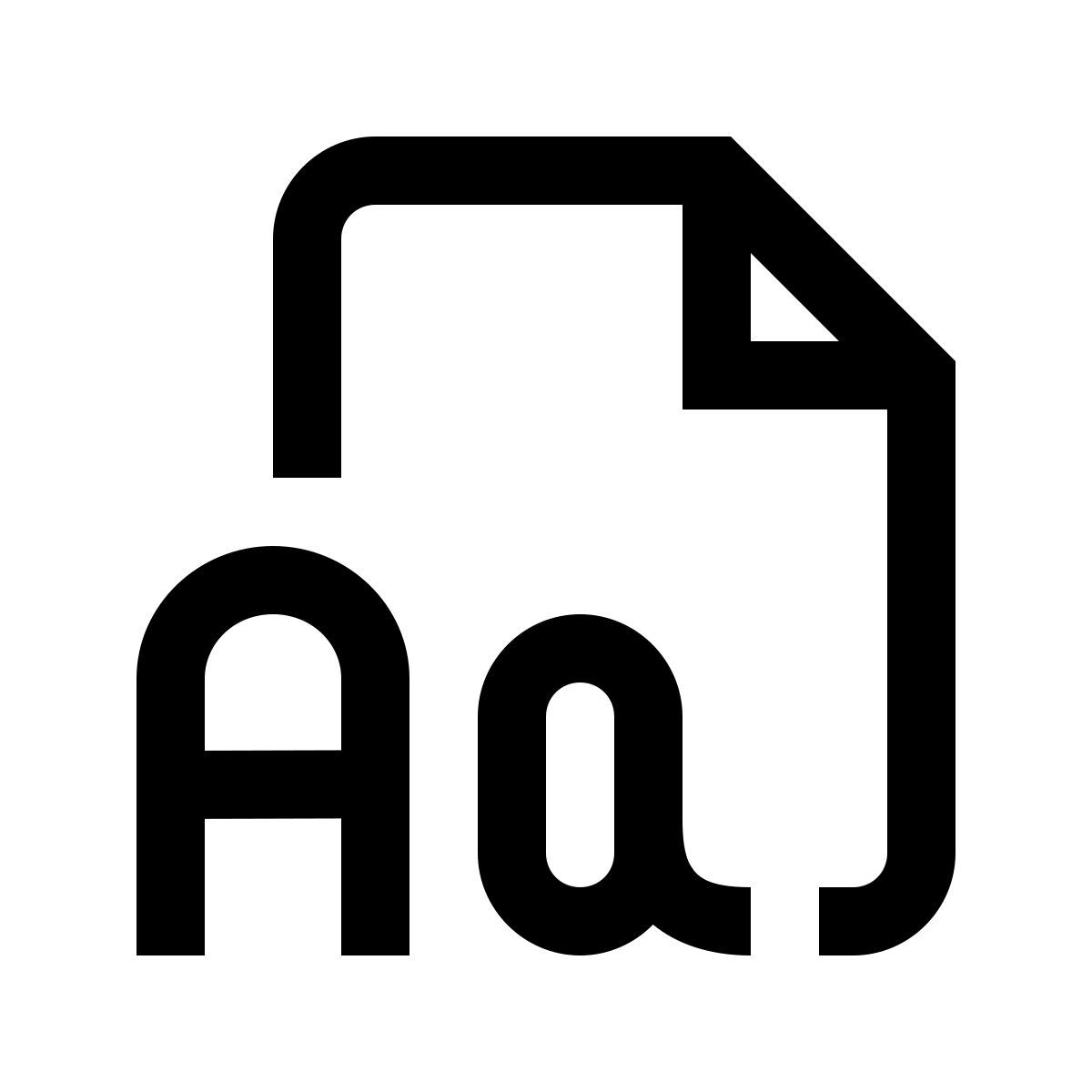 simple small style rtf icon