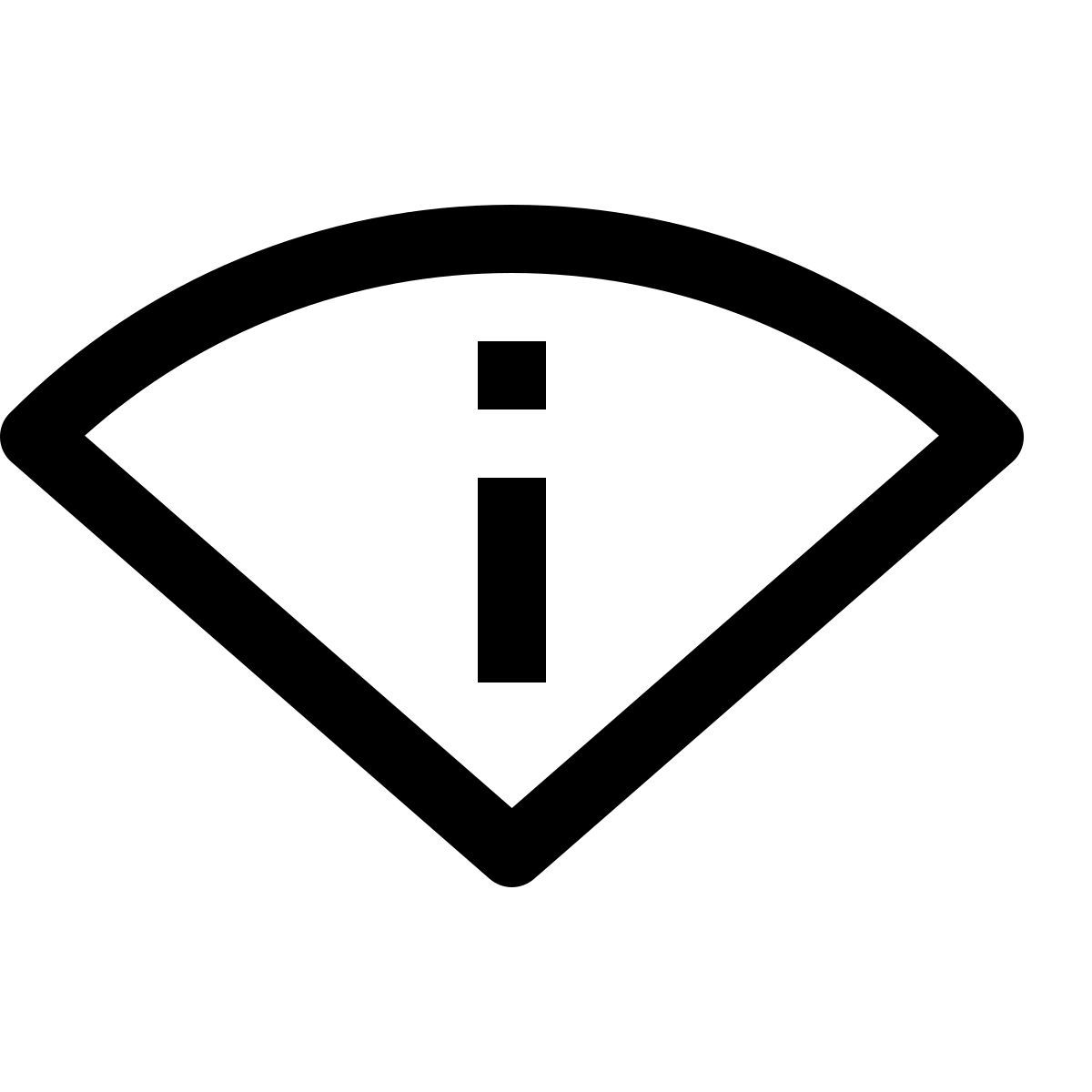 simple small style scan wi fi icon