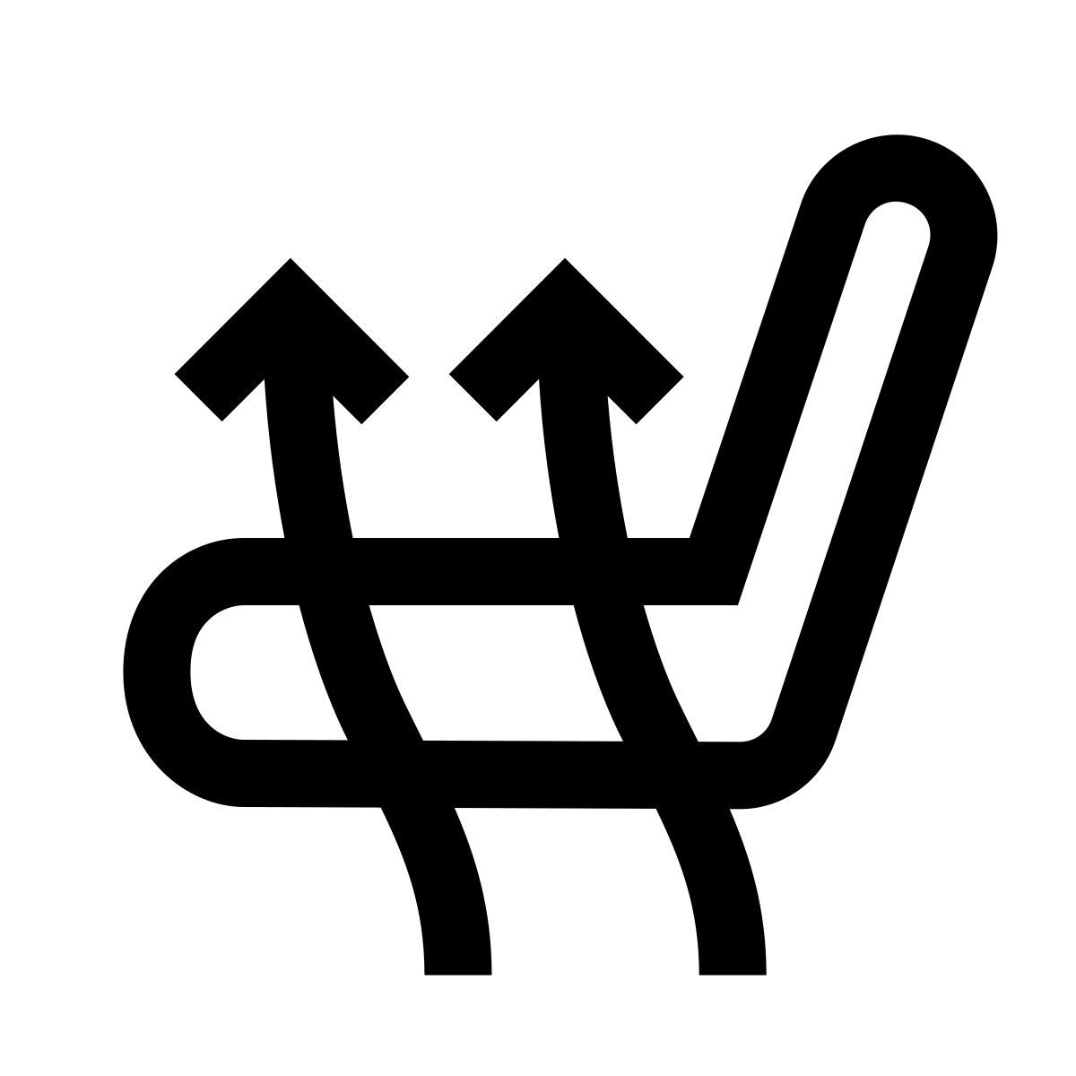 simple small style sitzheizung icon