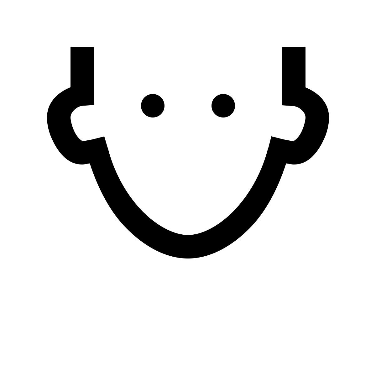 simple small style 함 얼굴 icon