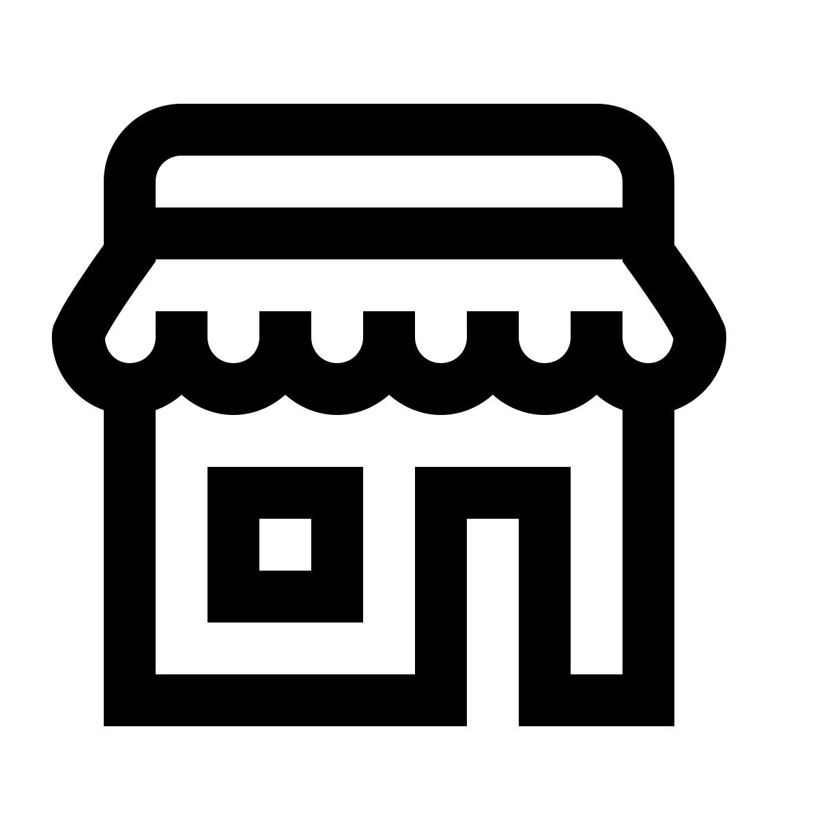 simple small style comercio electrónico icon