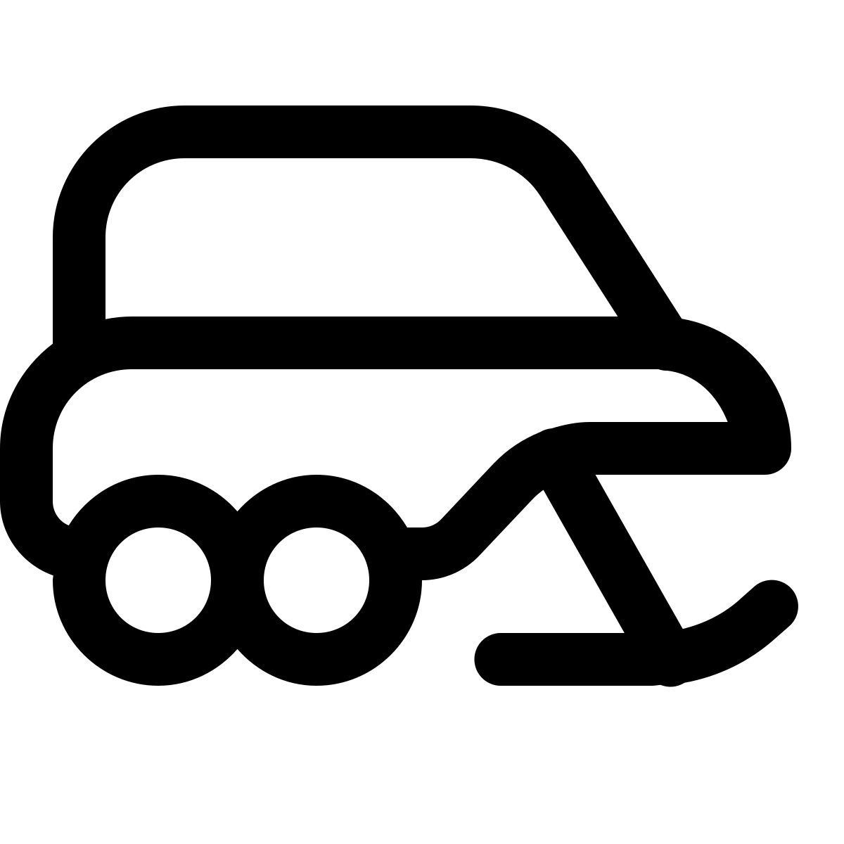 simple small style 설상차 icon