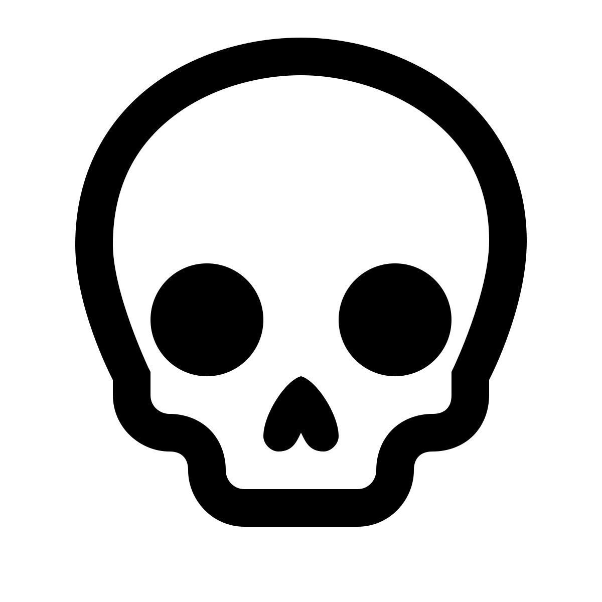 simple small style esqueleto icon